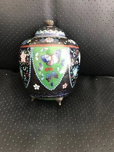 Barattolo con coperchio cloisonne vintage davvero bello - DO aga o5 - Foto 1 di 5