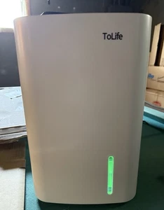 TOLIFE Dehumidifiers for Bedroom, 950 sq. ft Area, 7 Colors LED Light - White - Picture 1 of 9