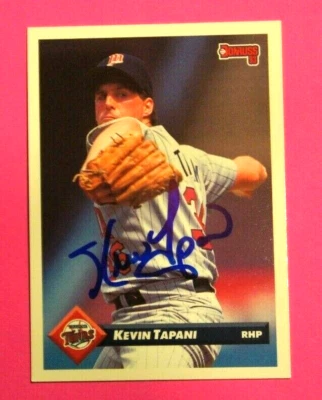 1993 Donruss, Minnesota Twins - KEVIN TAPANI - Certified Autographed HZ 560025 - Image 1 of 2