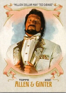 2021 Topps Heritage WWE #AG-15 "Million Dollar Man" Ted DiBiase Allen & Ginter - Bild 1 von 2