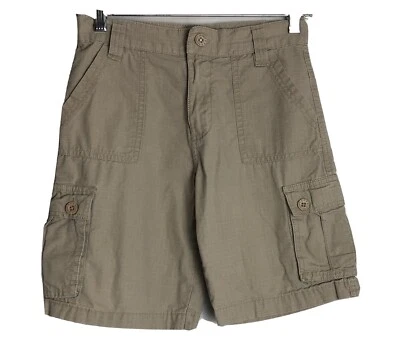 Pantalones cortos cargo de mezclilla de cobre para niños talla 8 100 % algodón  Foto 1 de 4