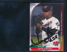 2003 Choice Winston-Salem Warthogs #14 Julio Castro signed auto autograph
