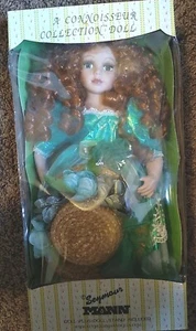 Seymour Mann Connoisseur Collection Porcelain Doll w/Stand  - Picture 1 of 11