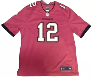 Nike NFL Tom Brady Tampa Bay Buccaneers #12 Jersey Size XL Loose Red On Field - Picture 1 of 12