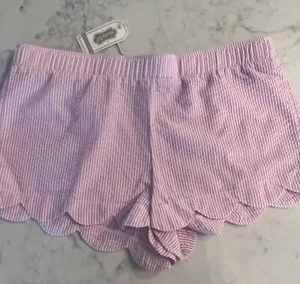 Neu MUD PIE Shorts Damengröße Small rosa weiß Jakobsmuschel - Bild 1 von 5