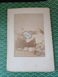 FOTO EROTICA 800 ALBUMINA SU CARTONCINO PORNO ORIGINALE 14X20 CM 1800 (8) - Foto 1 di 3