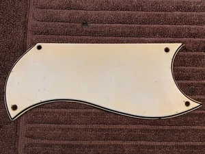 Battipenna Orig 1962 '63, '64, '65 Gibson Les Paul PERSONALIZZATO BIANCO SG 4 viti RARO!! - Foto 1 di 10
