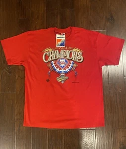 Vintage Phillies T Shirt 1993 National Champions DEAD STOCK Size XXL - Picture 1 of 5