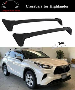 2PCS Crossbar Cross bars Fits for All New Kluger 2021-2023 GX Without Roof Rack - Picture 1 of 6