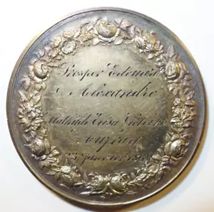 Médaille de Mariage argent, 23 janvier 1869, SUP !! - Picture 1 of 2