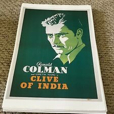Ronald Coleman Clive of India, Poster 11 x 17 (297)