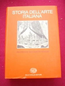 STORIA DELL'ARTE ITALIANA-INCHIESTE SU CENTRI MINORI-EINAUDI 1980 - Bild 1 von 1