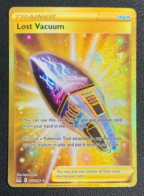 Lost Vacuum 217/196 Lost Origin Gold Secret Rare Pokemon TCG Card NM - Image 1 of 2