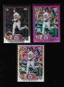 ALEX CALL RC 2023 Topps Cromato #187 X-FRACTOR ROSA RIFRATTORE & base ROOKIE X3 - Foto 1 di 2