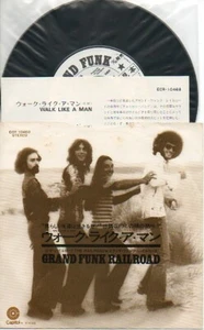 PROMO 7" JAPAN VINYL Grand Funk Railroad Walk Like A Man, VINYL MINT, SLV NM - Picture 1 of 2