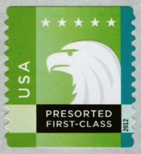 US #4585 MNH 2012 Green Spectrum Eagle - Picture 1 of 1
