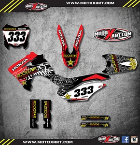 Honda CRF 125 - 2013 - 2016 Full Custom Graphic Kit STAR STYLE stickers decal - Picture 1 of 3