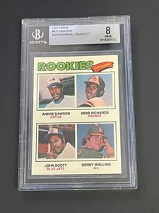 1977 Topps #473 BGS 8 Rookie Outfielders Andre Dawson - Picture 1 of 2
