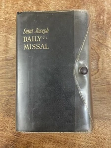 St Joseph Daily Missal 1959 Confraternity Version Completely Revised Red - Picture 1 of 8