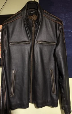 Chaqueta de cuero para hombre 2XL - Chaqueta de motociclista/corredor de alta calidad Foto 1 de 4