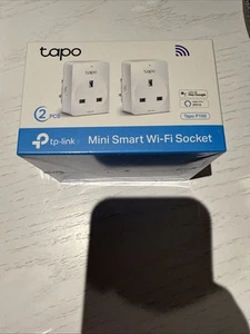 TP-Link Tapo P100 Mini Smart Wi-Fi Socket 2-pack Works With Alexa&Google SEALED - Picture 1 of 1