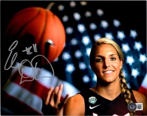 ELENA DELLE DONNE SIGNED 8X10 PHOTO BECKETT BAS COA USA OLYMPIC BASKETBALL 3 - Picture 1 of 1