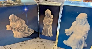 Avon Collectibles Nativity Figurines Melchior Sheperd Boy Innkeeper in Boxes - Picture 1 of 10