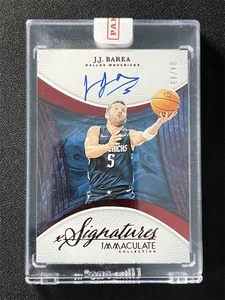 2024-25 Panini Immaculate Collection J.J. Barea #IMS-JJB Red Signatures Auto /49 - Picture 1 of 3