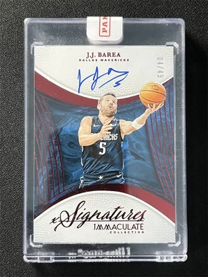 2024-25 Panini Immaculate Collection J.J. Barea #IMS-JJB Red Signatures Auto /49 - Image 1 of 3