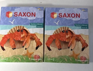 Saxon Course 2, (2018) Teachers Manuals Volume 1 & 2 - Picture 1 of 5