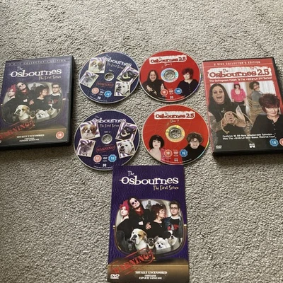 The Osbournes Series 1 & 2.5 - 4 Disc Collectors Edition DVD (Ozzy Osbourne) - Image 1 of 4