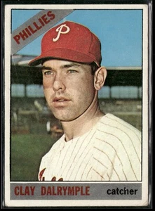 1966 Topps Clay Dalrymple Philadelphia Phillies #202 - Picture 1 of 2
