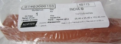 Piedra de afilar fina Norton 6"x1"x1" llena de aceite India Squarefile 61463686155 Foto 1 de 4