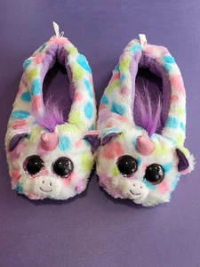 Beanie Boos Slipper Socks Wishful Unicorn Large: 4-6, Age: 8 to 12 years old - Picture 1 of 15