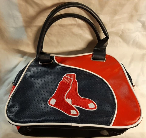 Boston Red Sox Purse Handbag Official MLB Merchandise Faux Leather Cover