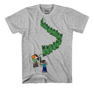 Maglietta Minecraft ☆ Little Boys' & Big Boys' Creeper Walk ☆ taglie 4-18 - Foto 1 di 3