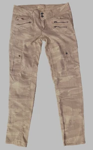 Rewind Camo Skinny Women's Size 11 30 x Cargo Pockets Waist Zip Close - Picture 1 of 9
