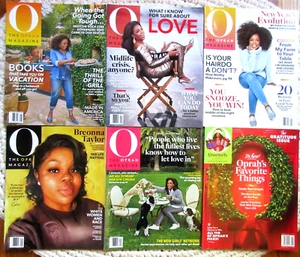 OPRAH MAGAZINE X6 2020-21 656 PAGES CELEBRITY HEALTH DIETS WELLNESS COSMETICS - Picture 1 of 8