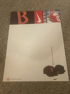 Vintage NIKE TIM COUCH CLEVELAND BROWNS SIDELINE HAT Poster Print Ad 1990s - Picture 1 of 1