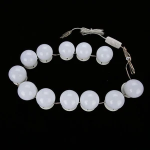 Kit vanità lampada luce specchio LED 12 pezzi per trucco vestizione USB dimmerabile Blubs SG5 - Foto 1 di 24