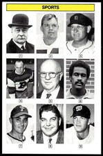 1985 KTO #20 Merlin Olsen, John Driscoll.. Whoozit? Game Cards Per Photos