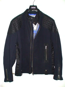 Colmar Herren Biker Jacke Lederoptik mit Etikett – Größe 52 Farbe blau-schwarz - Bild 1 von 7