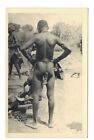 AR1294 - ETHNIC, BLACK AFRICA WOMAN CARRIES a KNIFE BUTT PROTECTION, RPPC