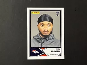 2024 PANINI NFL CARD - TROY FRANKLIN - 100 - HARD TO FIND - ROOKIE - Picture 1 of 2