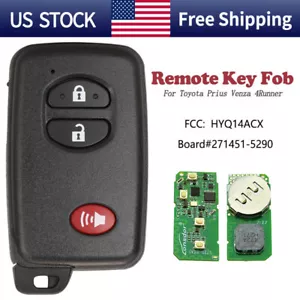 HYQ14ACX - UNLOCKED VIRGIN For Toyota Keyless Remote Smart Key Fob 271451-5290 - Picture 1 of 7