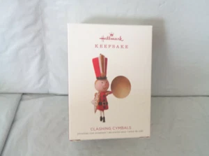 2018 - Hallmark - Clashing Cymbals Ornament - New - Band - Toy - Picture 1 of 1