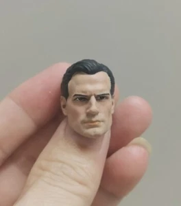 Figura de acción Henry Cavill modelo de juguete modelo hágalo usted mismo tallado cabeza de hombre a escala 1/12 - Imagen 1 de 4