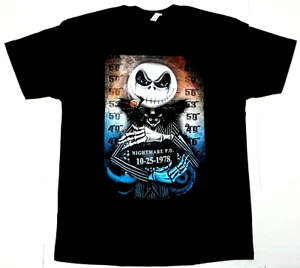 Nightmare Before Christmas T-shirt Jack Skellington Halloween Tee Men's New - Picture 1 of 2