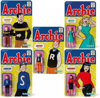Archie Comics Reaction Action Figure Super7 Reggie Betty Veronica Jughead Archie - Image 1 of 4