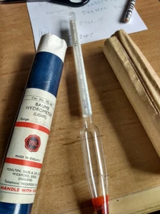 Vintage scientific PSL Baume Hydrometer scale 0-70 in Original Box vgc - Picture 1 of 5